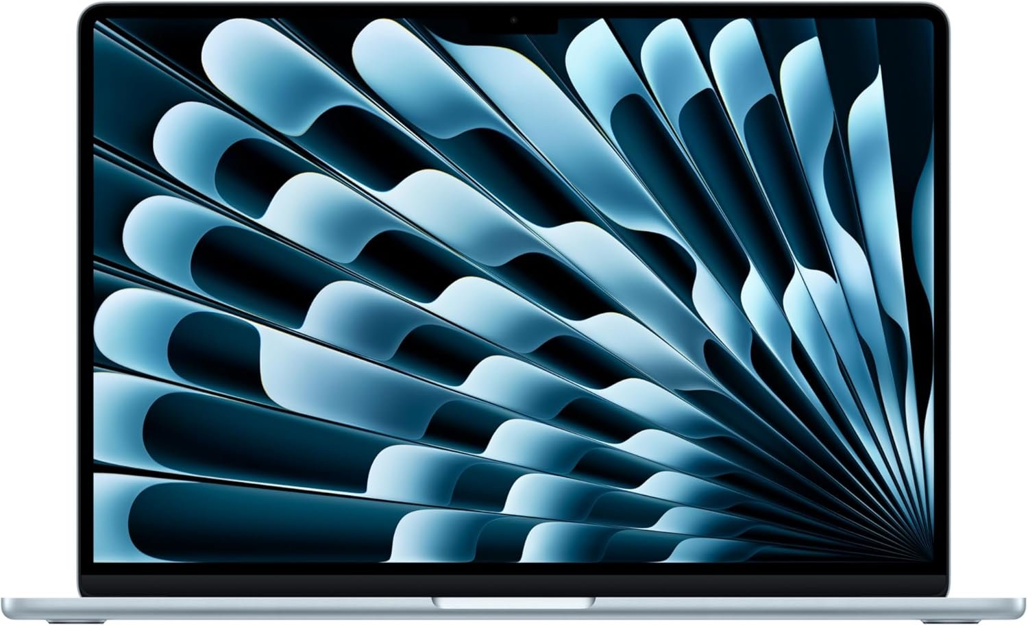 Apple 2026 MacBook Air 15-inch Laptop with M5 chip: Built for AI, 15.3-inch Liquid Retina Display, 24GB Unified Memory, 1TB SSD, 12MP Center Stage Camera, Touch ID, Wi-Fi 7; Sky Blue