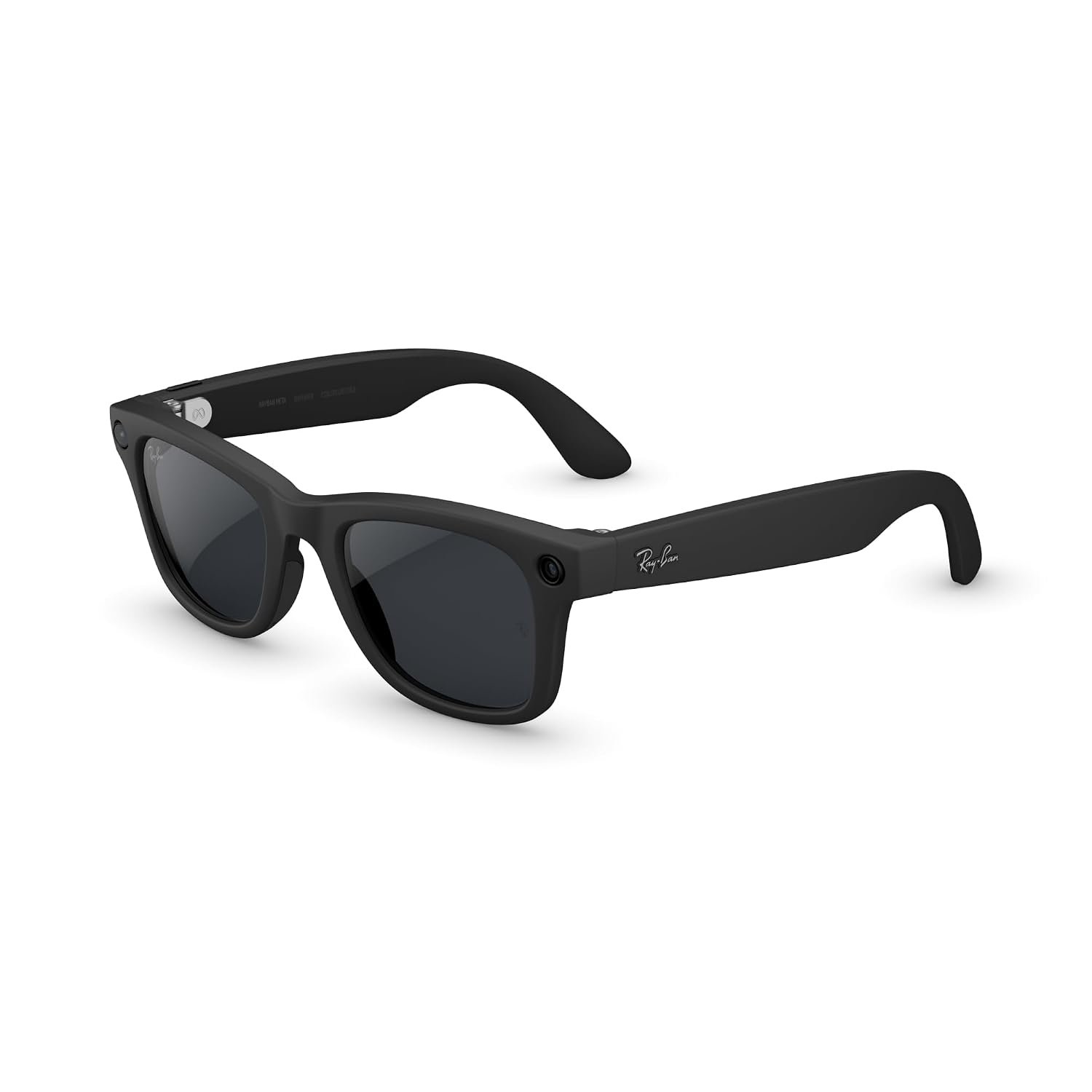 Meta Ray-Ban (Gen 2), Wayfarer Large, Matte Black | Smart AI Glasses for Men, Women — 2x Battery Life — 3K HD — 12 MP Camera, Audio, Video Recording — Polarized Gradient Graphite Lenses — Sunglasses