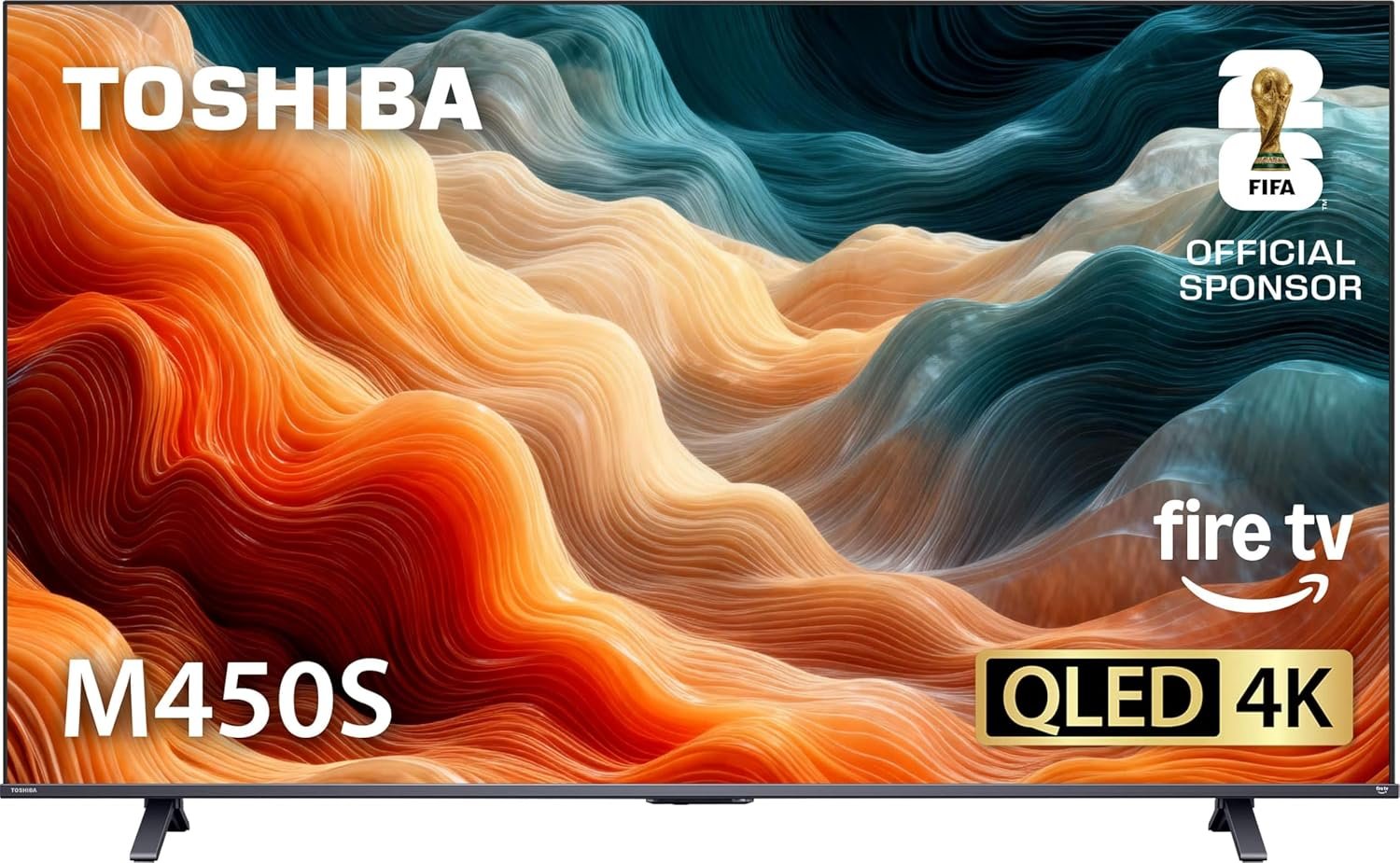TOSHIBA 65″ Class M450 Series QLED 4K UHD Smart Fire TV, Voice Remote with Alexa, Stream Live TV Without Cable