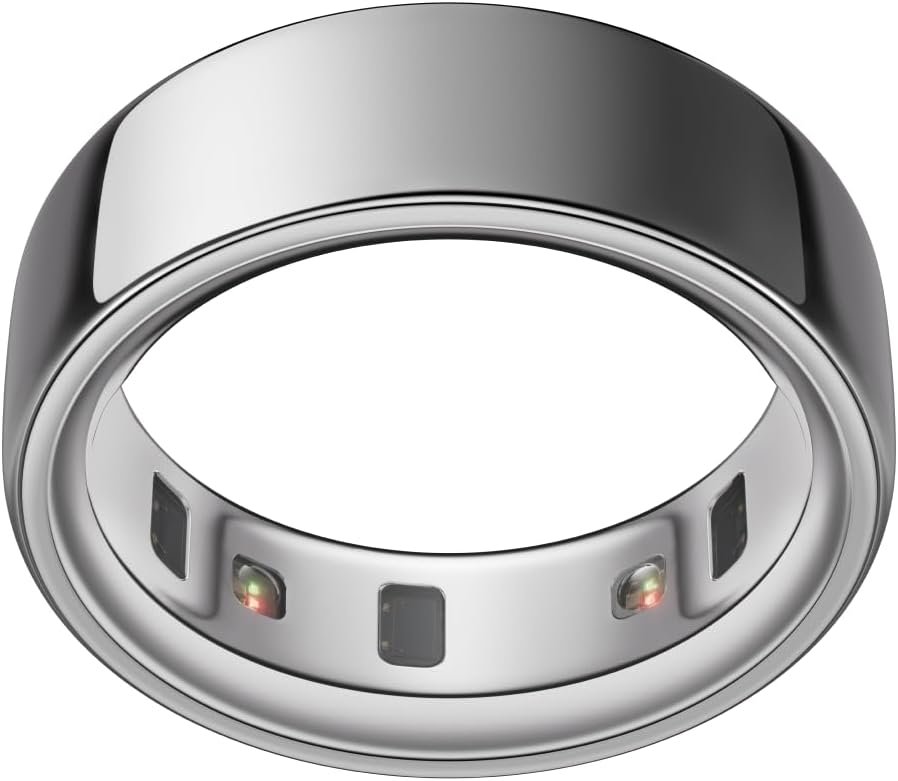 Oura Ring 4 – Smart Ring – Silver – Size 9 – Sleep, Activity, Women’s Health, AI Advisor, Up to 8 Days of Battery Life, Oura App, Android & iOS Compatible