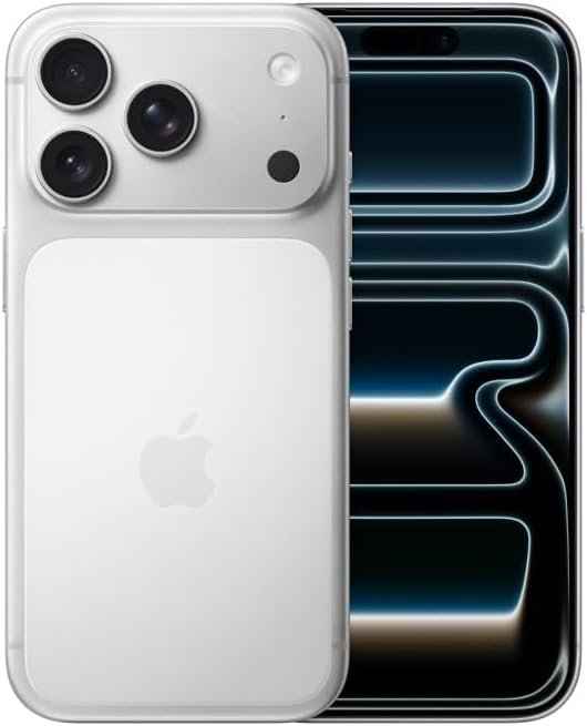 Apple iPhone 17 Pro, US Version, 256GB, eSIM, Silver for AT&T (Renewed)