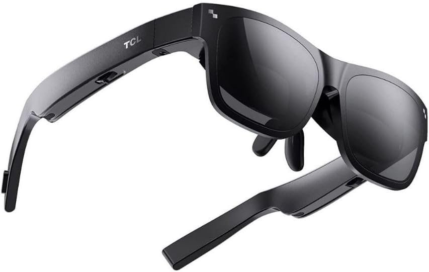 TCL NXTWEAR S with 201″ Micro OLED, RayNeo AR Glasses -1080P Video Display Glasses, Dynamic Stereo Sound, 3D Movie, Multi-Window Work, Smart glasses on PC/Android/iOS/Consoles/Cloud (NETWEAR S)