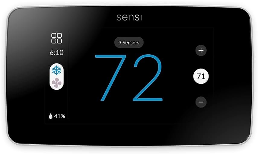 Sensi Touch 2 Smart Thermostat Wi-Fi, Alexa, Energy Star Certified, ST76