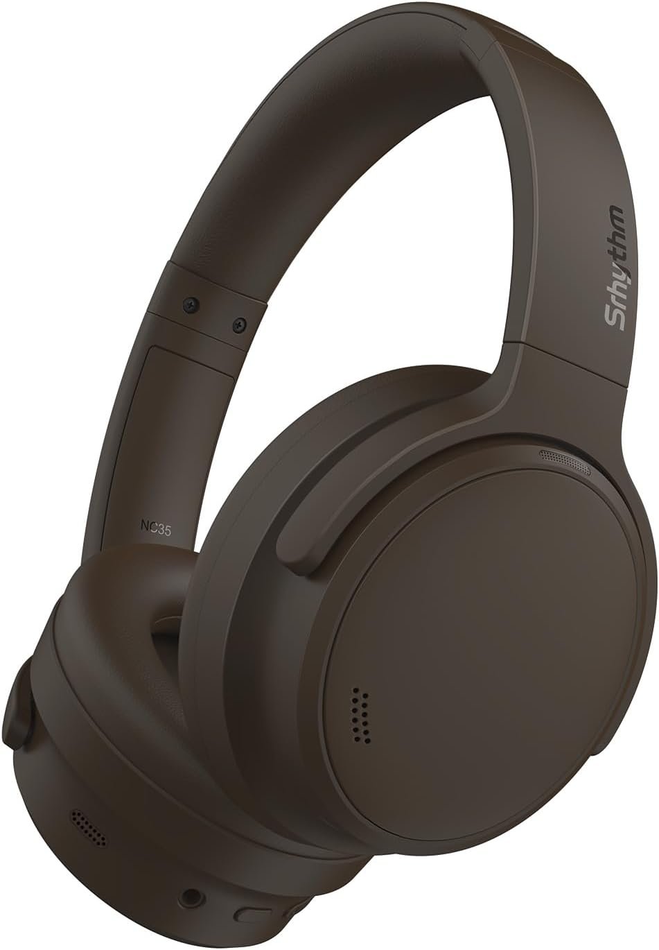 Srhythm NiceComfort 35(2nd Gen)Noise Cancelling Headphones 4-Speakers 40kHz | HD Sound,140 Hours’ Ultra-long Playtime for Travel, Bluetooth 6.0, 5 Microphones ENC,Transparency,Spatial Audio,Low Latency