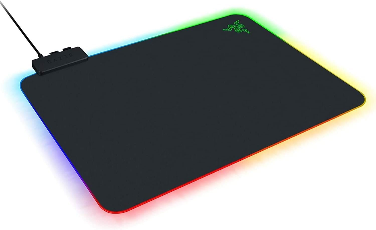 Razer Firefly Hard V2 RGB Gaming Mousepad, Customizable Chroma Lighting | Built-In Cable Management, Balanced Control & Speed, Non-Slip Rubber Base