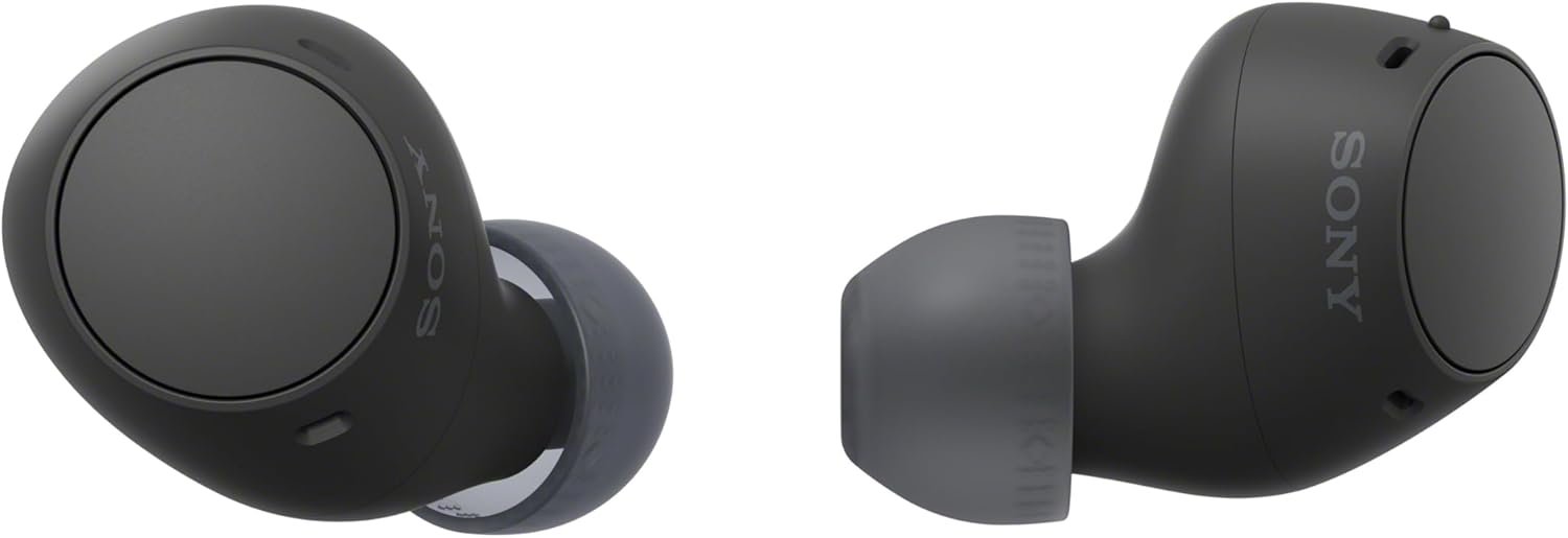 Sony WF-C510 Truly Wireless Bluetooth Earbud Headphones, Black | Comfortable & Compact Fit, Up to 22 Hours of Battery, Multipoint Connection, Ambient Sound Mode. IPX4 Water Resistant