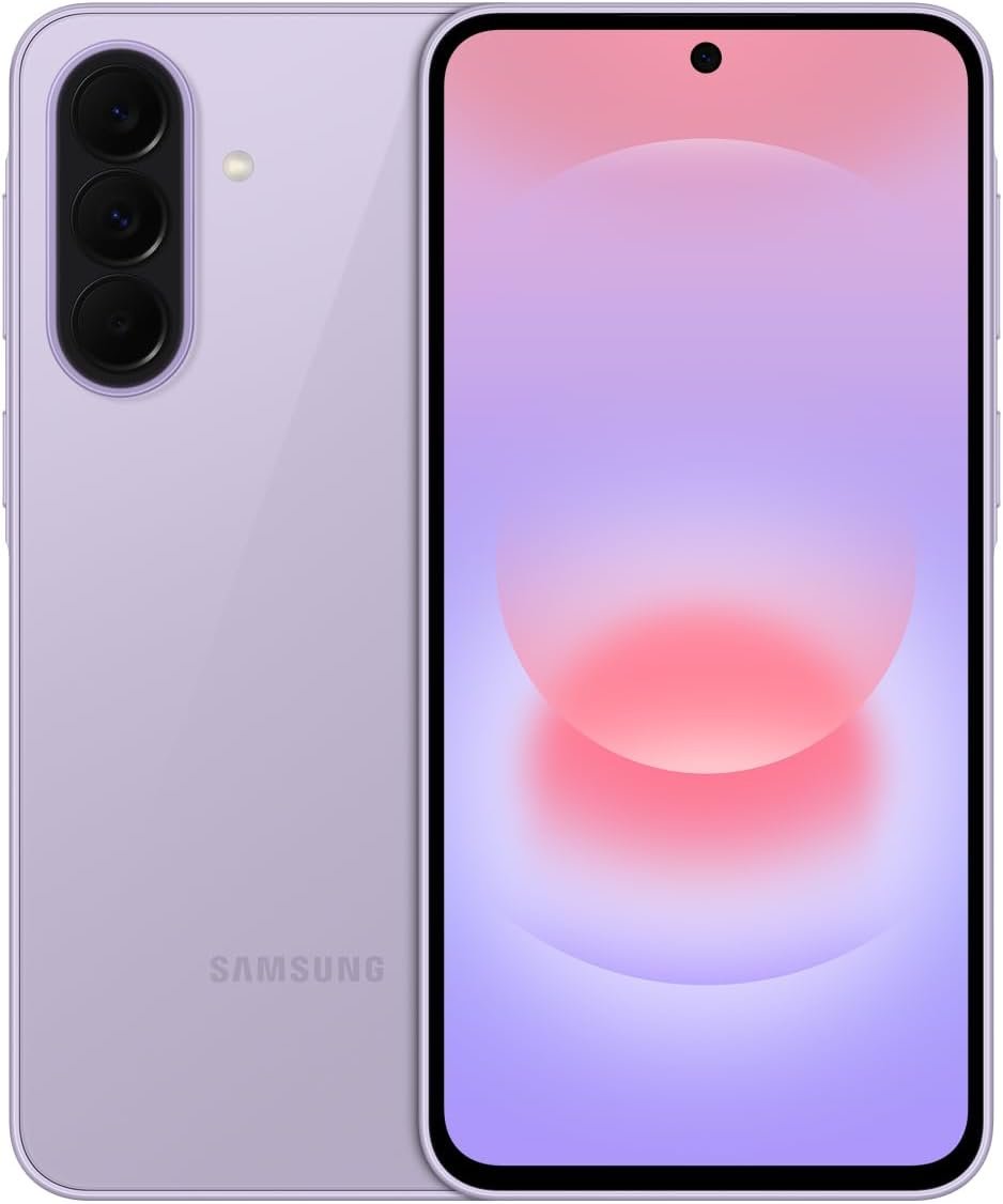 Samsung Galaxy A37 5G (2026), Unlocked Android Smartphone, 128GB, AMOLED Display, Triple Camera, IP68, Slim Phone, 5000mAh Battery, US Version, US 1 Yr Warranty, Awesome Lavender