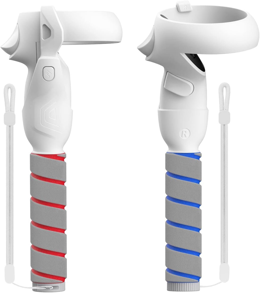 ZYBER Handle Attachments for Oculus Quest 2 Controller Accessories, VR Gorilla Tag Long Arms Grips for Meta Quest 2 Beat Saber Golf Club Baseball, Enhance VR Game Experience
