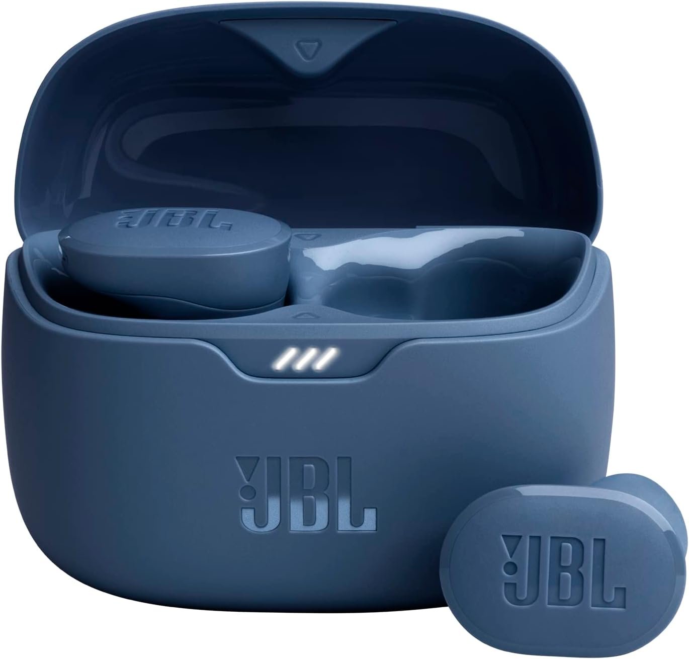 JBL Tune Buds – True wireless Noise Cancelling earbuds, JBL Pure Bass Sound, Bluetooth 5.3, 4-Mic technology for Crisp, Clear Calls, Up to 48 hours of battery life, Water and dust resistant (Blue)