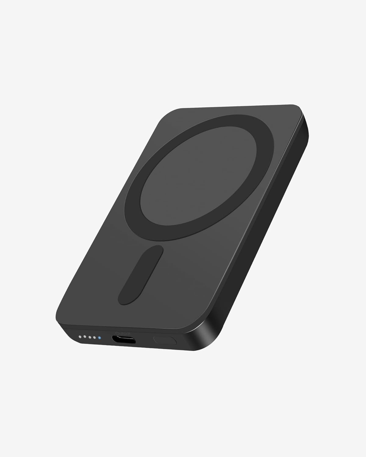 Miady Magnetic Portable Charger Power Bank for iPhone 5000mAh | 5W Mini MagSafe-Compatible Portable Charger for iPhone 17/16/15/14/13/12, 12W USB-C Charging Battery Pack