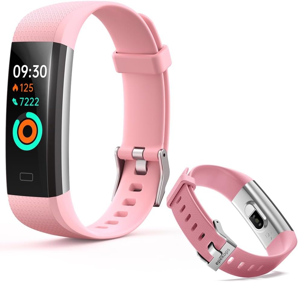 Fitness Tracker with Heart Rate Monitor/Step Counter/Calories, Activity Tracker Smart Watch Slim Smart Bracelet Sleep Monitor, IP68 Waterproof, Pedometer Health Tracker for Man Women