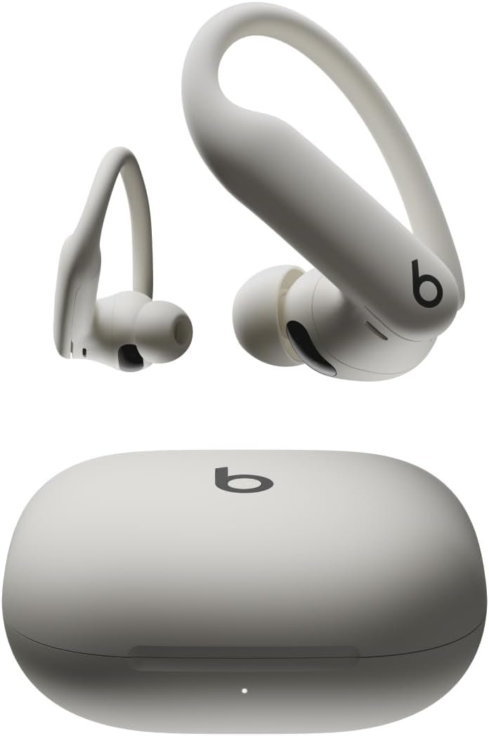 Beats Powerbeats Pro 2 – Wireless Noise Cancelling Workout Earbuds with Secure- Fit Earhooks, Up to 45-Hour Battery with Charging Case, Sweat & Water Resistant, Heart Rate Monitoring – Quick Sand