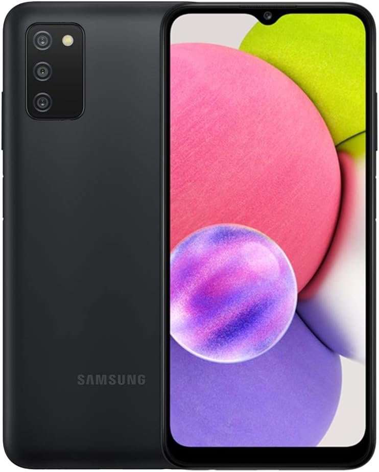 Samsung Galaxy A03s, 32GB, Black – Unlocked (GSM Only) (Renewed)