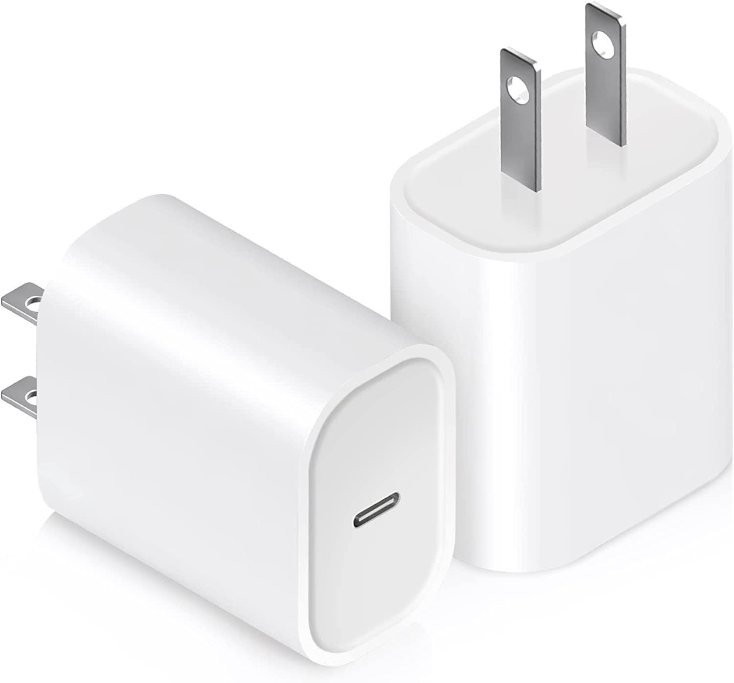 USB C Charger Block 20W, Ocupwei PD 3.0 Fast Charging Wall Charger USBC Power Adapter Type C Brick Cube for iPhone 17/Pro/Pro Max/17 Air/ 16/16 Pro/16 Pro Max/15/Plus/Pro/Pro Max [2 Pack]