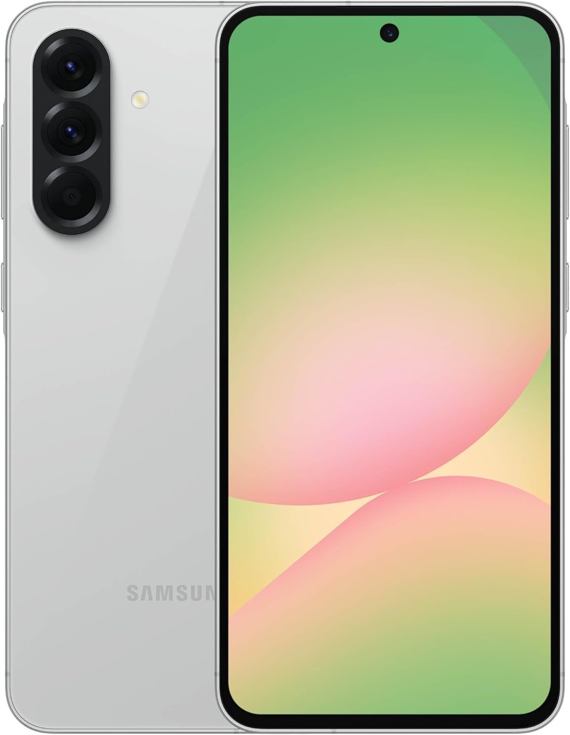Samsung Galaxy A56 5G 2025 | 256GB, 12GB, Dual SIM | 6.7″ 120Hz AMOLED, IP67 Water Resistant, Android 15 | International Model Factory Unlocked for T-Mobile & Global | 25W Charger Bundle (Light Gray)