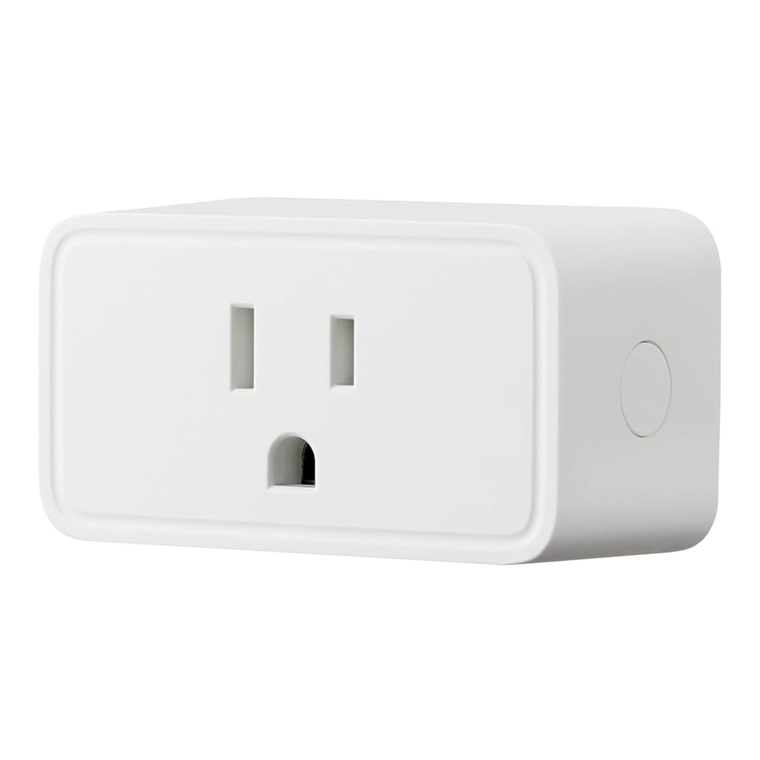 Amazon Basics Smart Plug with Timer Function, Voice Control, WiFi 2.4 GHz, APP Control, Schedule, Works with Alexa Only, No Hub Required, White