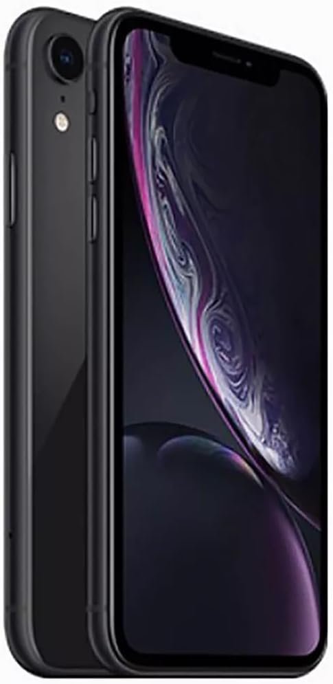 Apple iPhone XR, US Version, 128GB, Black – Unlocked (Renewed)