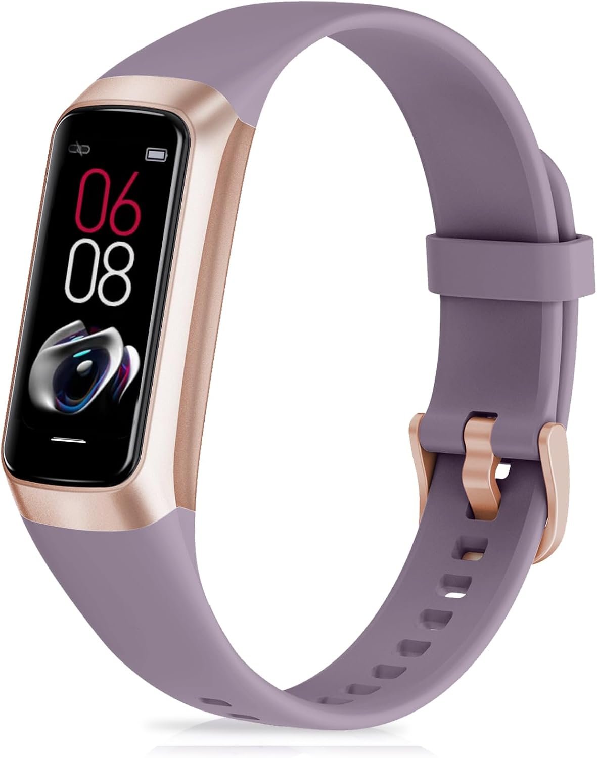 Fitness Tracker with Step Counter/Calories/Stopwatch, Activity Tracker, Health Tracker with Heart Rate Monitor, Sleep Tracker,1.10”AMOLED Touch Color Screen, Pedometer Watch for Women Men