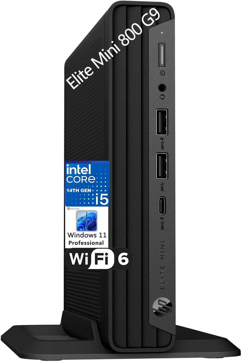 HP Elite Mini 800 Business Desktop Computer Mini PC (2026 Edition), Intel i5-14500, 32GB DDR5 RAM, 1TB SSD, Triple 4K Display Support, Wire Keyboard & Mouse Included, Windows 11 Pro