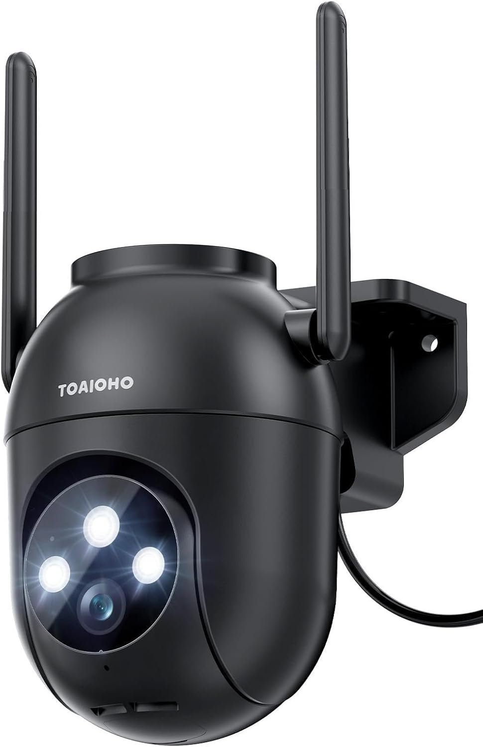3MP Security Camera Outdoor Wired: Camera for Home Security Outdoor 2.4G/5G WiFi Homekit Dome Surveillance Video Cam Outside 360° PTZ Auto Tracking Color Night Vision 24/7 Recording Motion Detection
