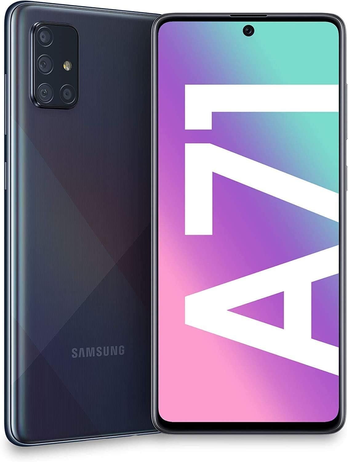 Samsung Galaxy A71 5G, 128GB, Prism Cube Black – Unlocked (Renewed)