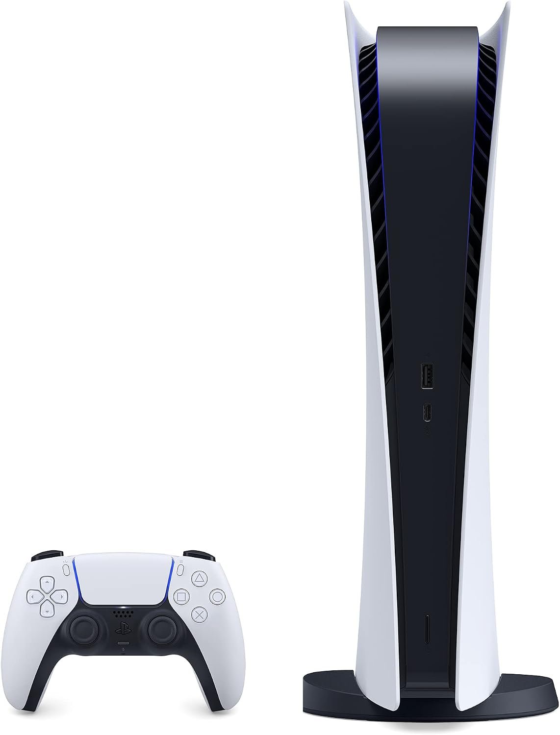 Sony PlayStation 5 PS5 Disc Version Gaming Console, 4K Blu-ray Player, 16GB GDDR6 Memory, Ultra-High Speed 825GB SSD, WiFi 6, Bluetooth 5.1, 120Hz 8K Output