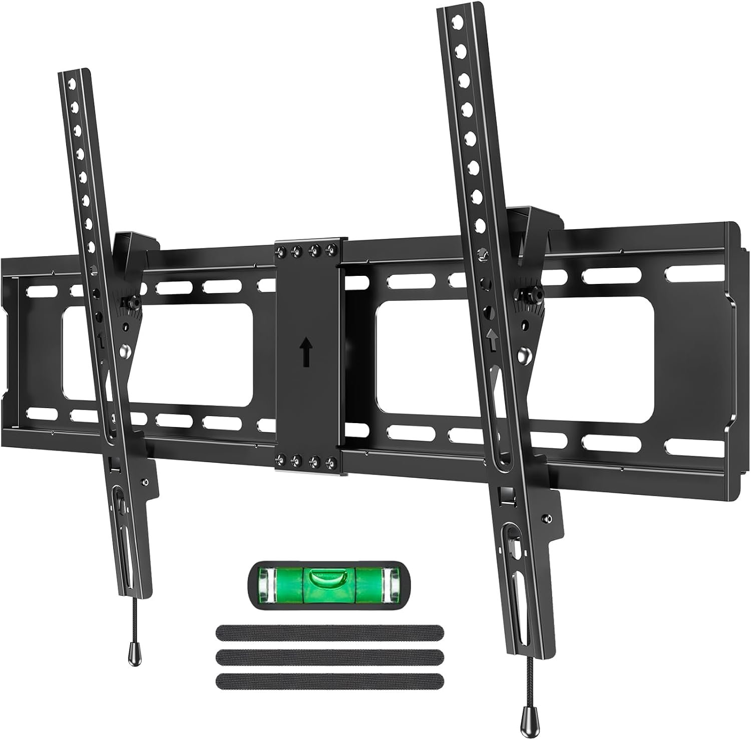 MOUNTUP TV Wall Mount Tilting TV Mount Bracket for Most 37-82 Inch Flat Screen/Curved Low Profile Wall Mount Saving Space Max VESA 600x400mm Hold up to 132 lbs Fit 16″ 18″ 24″ Stud
