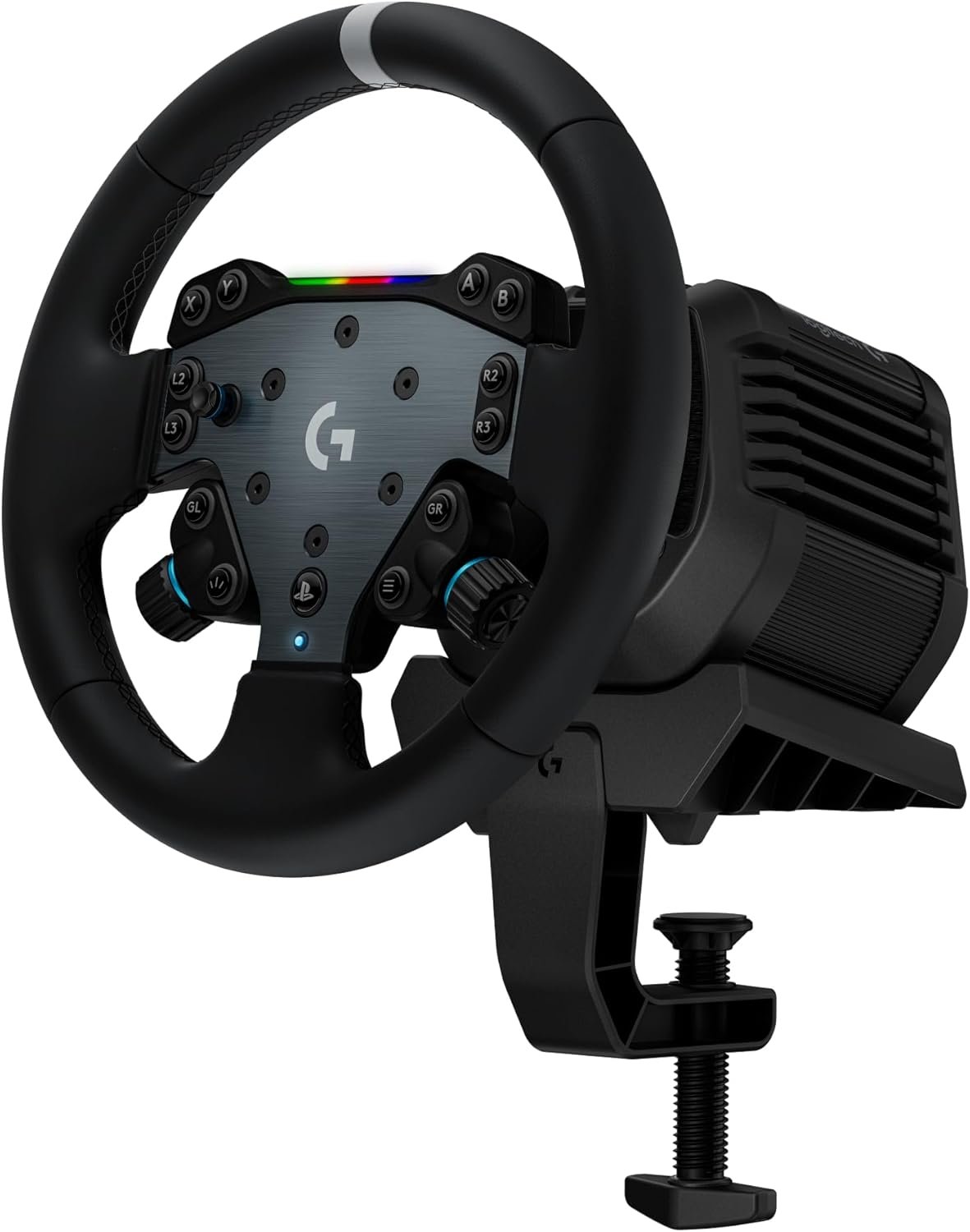 Logitech G RS50 Direct Drive Racing Wheel, Hub, & Base for PS5/PS4/PC | 8 Nm Direct Drive, 11 inch Wheel, 13 Buttons, Adjustable Paddle Shifters, TRUEFORCE Force Feedback Integration