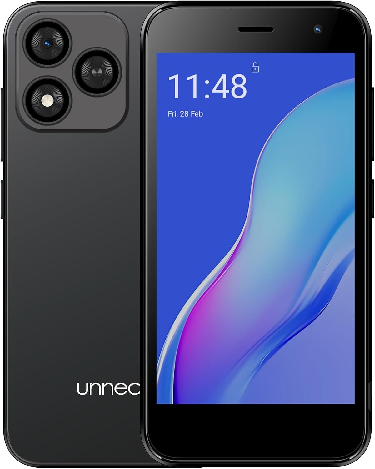 Bolt One, Unlocked Android Phone, 2025, US Warranty, 32GB | Dual SIM, Smartphone, Android 14 (Go), 2000mAh, 5.0″ Display, 1.3GHz Quad Core, 4GB RAM, 5MP Camera, with Case