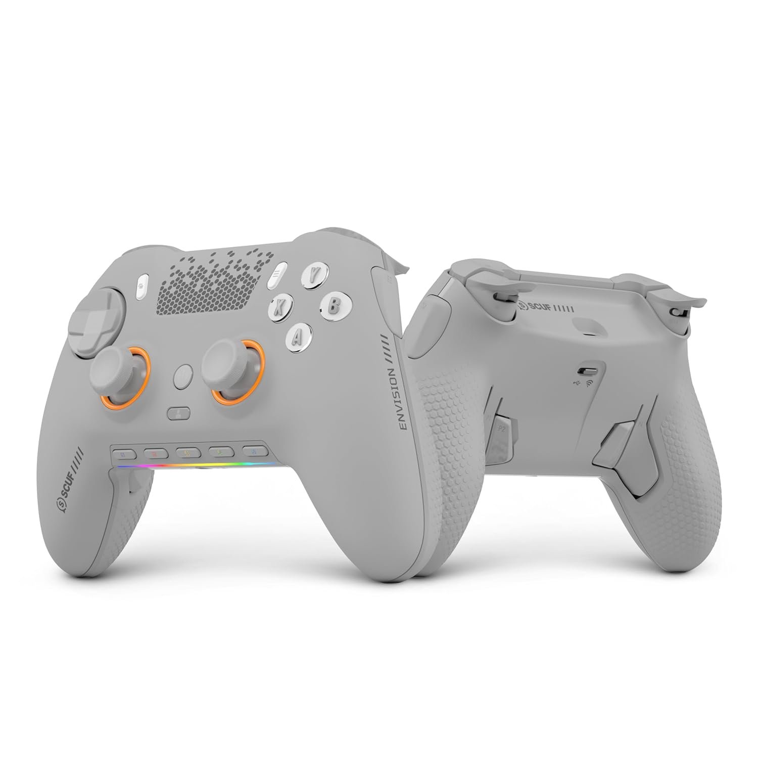 SCUF ENVISION PRO WIRELESS V2 (2025) PC Only Gaming Controller – Light Gray | Anti-Drift Thumbsticks, Five Remappable G-Keys, Remappable Back Paddles, Instant Triggers