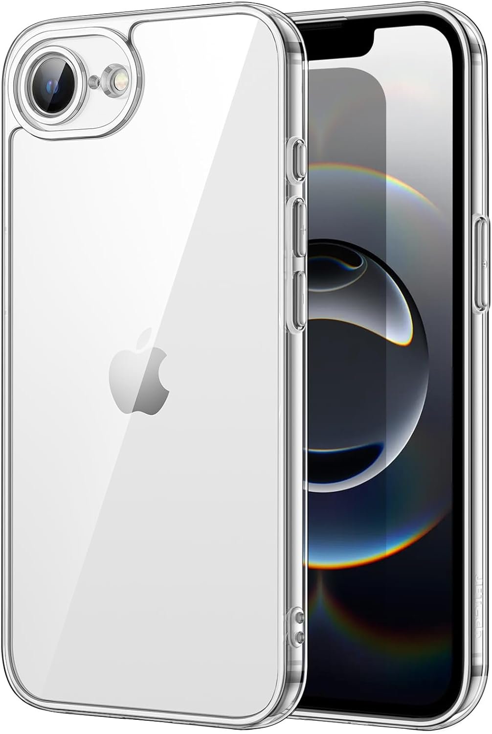 JETech Case for iPhone 17e/16e, Anti-Yellowing, Clear | Shockproof Protection, Scratch Resistant Hard PC Back, Durable Transparent TPU Bumper