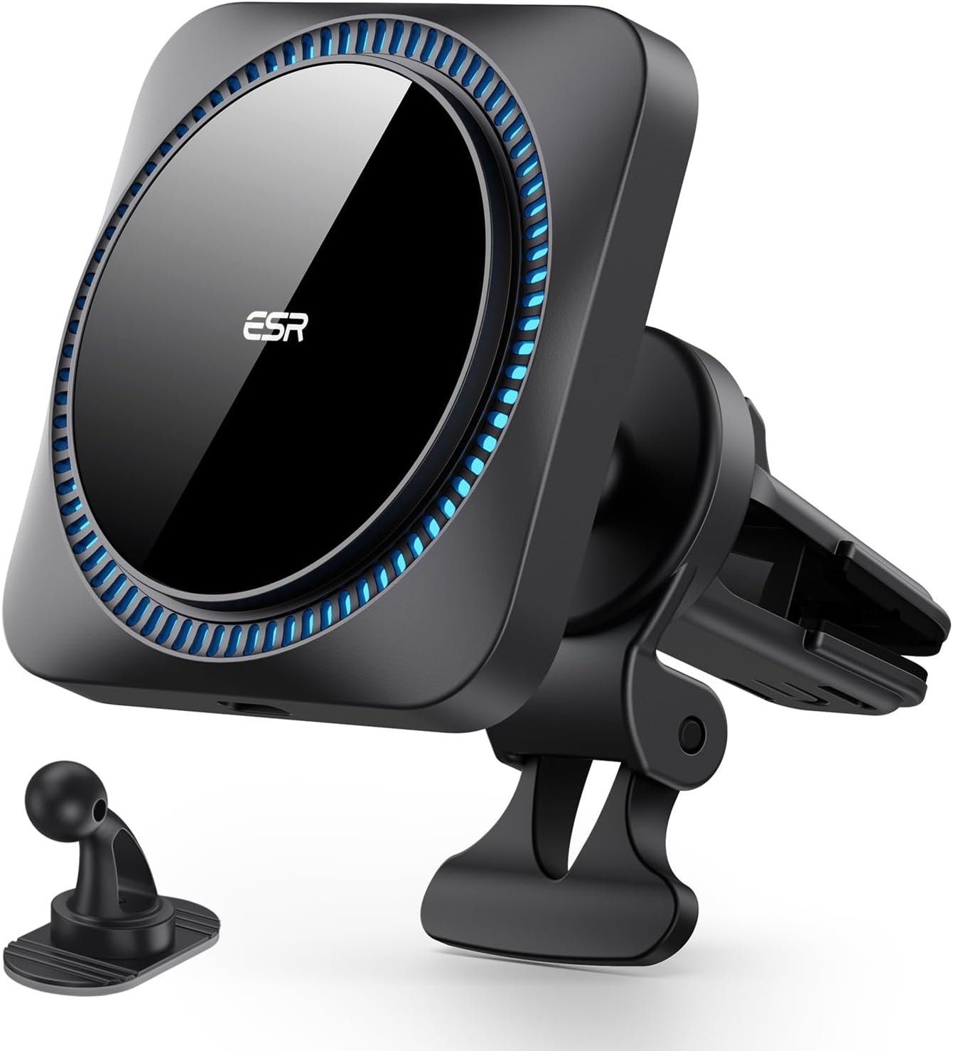 ESR for MagSafe Car Mount Charger with CryoBoost Cooling for iPhone 17-12 | Phone Cooling Magnetic Wireless Car Charger, Air Vent & Dashboard Fast Charging Car Phone Holder, Compatible with S26/S25