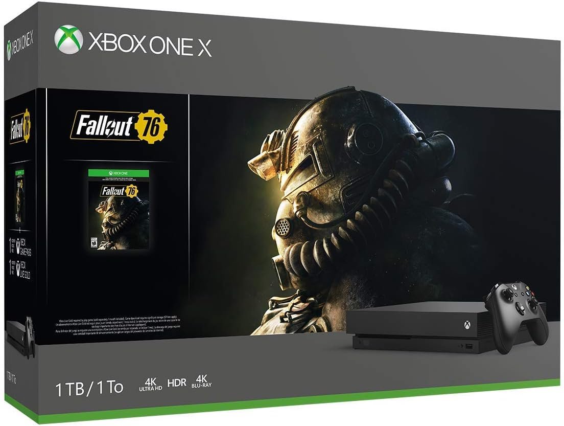 Xbox One X 1TB Console – Fallout 76 Bundle (Discontinued) (Renewed)