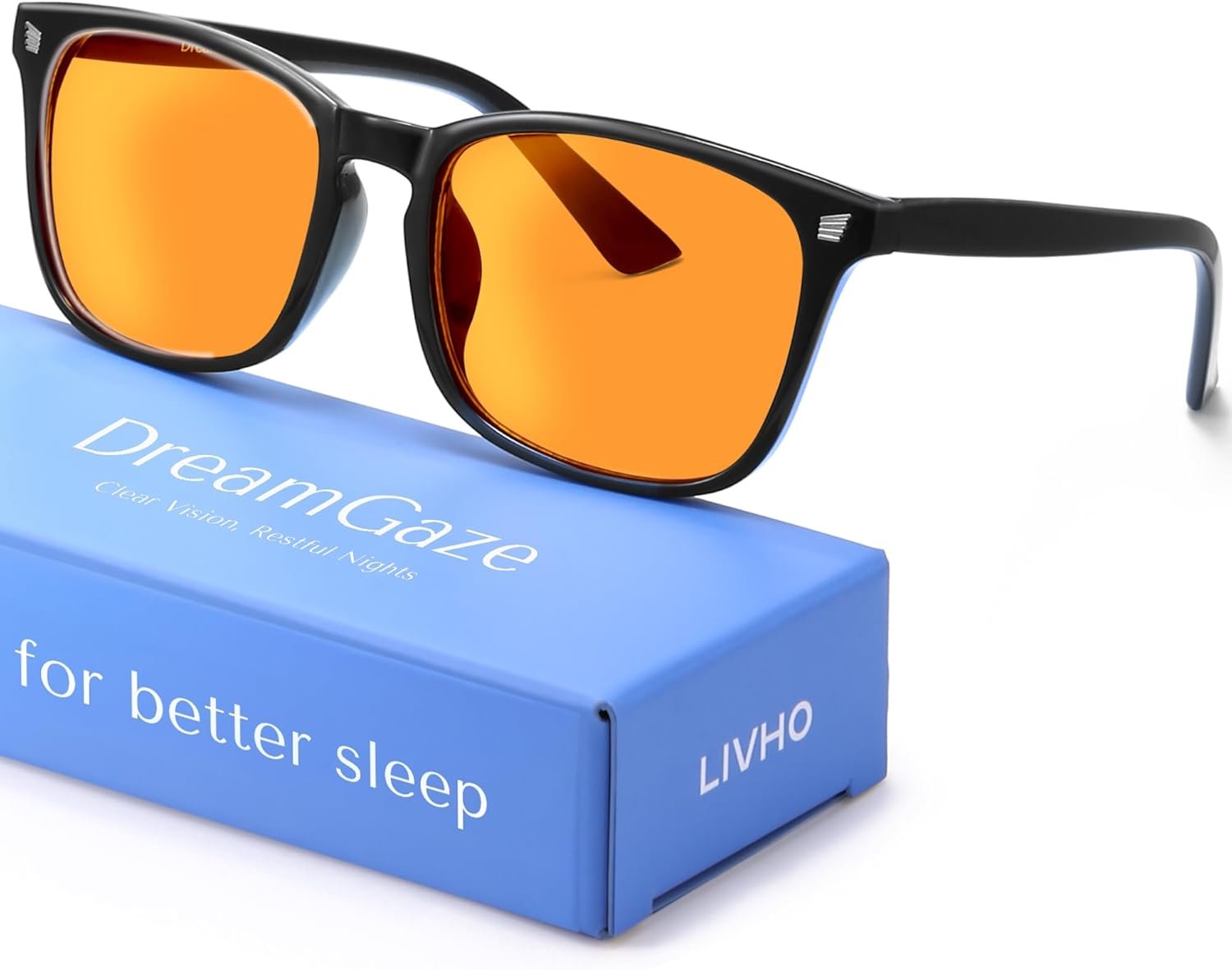 livho High Tech Blue Light Glasses – Advanced Blue Light Blocking Computer Glasses – Screen Fatigue & UV Protection