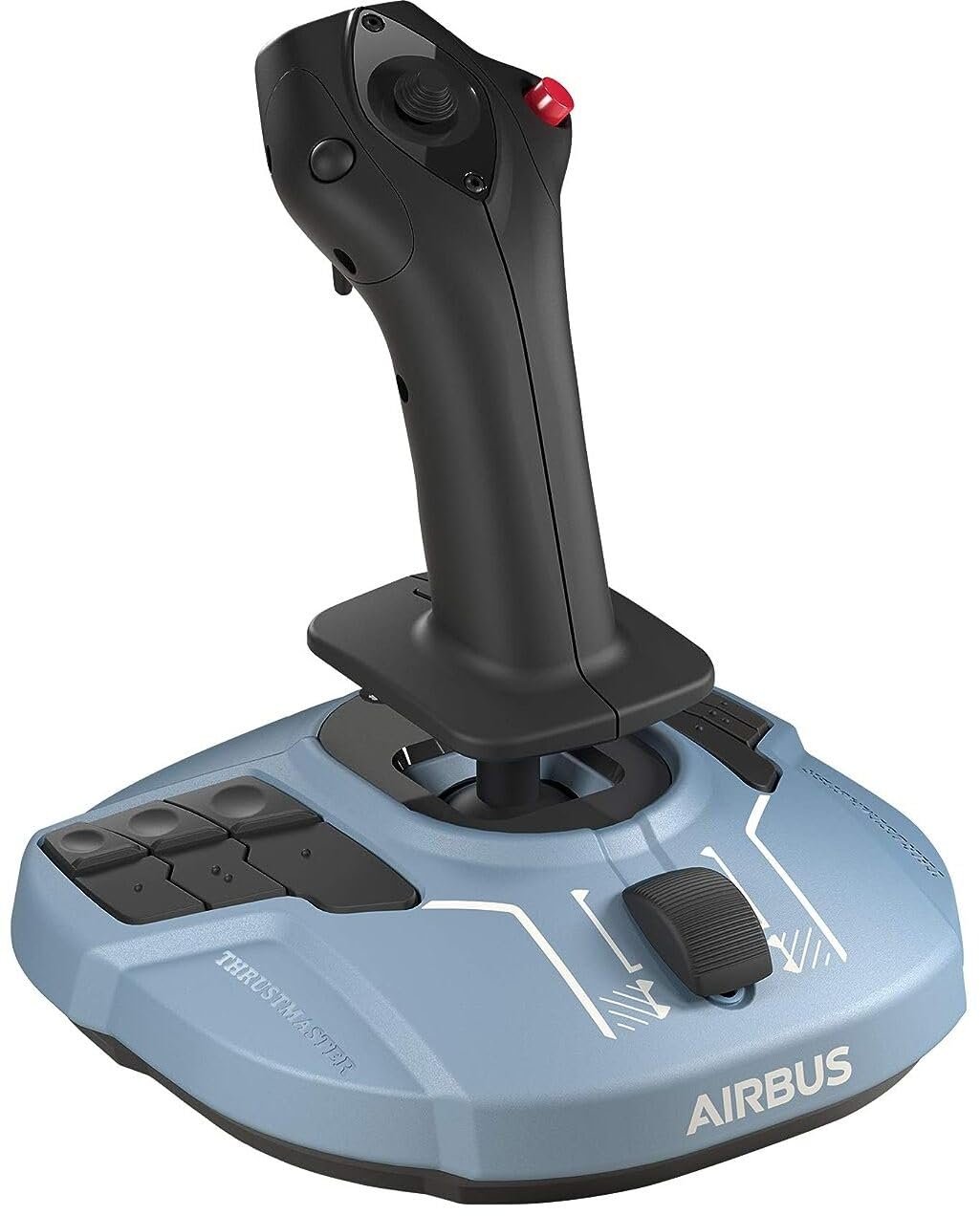 Thrustmaster TCA Sidestick Airbus Edition Flight Sim Joystick – PC | A320 1:1 replica, drift-free magnetic sensor, 17 mappable action buttons, built-in throttle, thrust reverser, Hall sensor