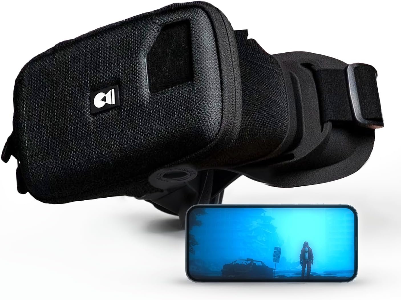 MagiMask VR Headset for Phone | Unibody Lens | HD FPV Monitor Compatible with All Smartphones | Alternative to AR Glasses & VR Goggles