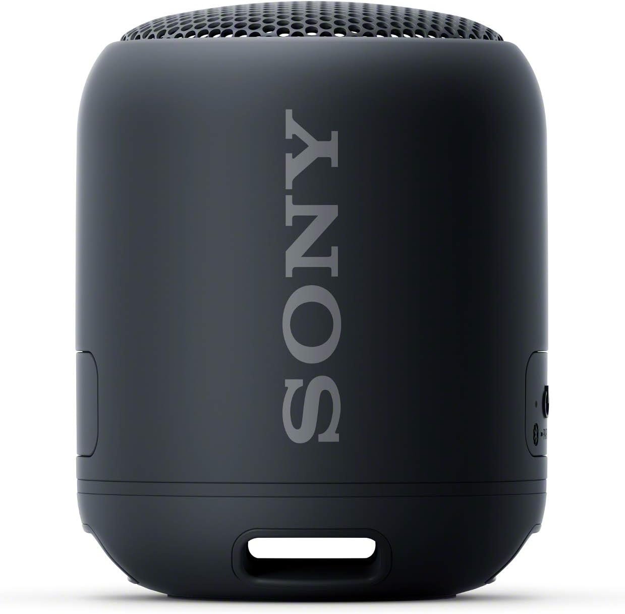 Sony SRS-XB12 Mini Bluetooth Speaker Loud Extra Bass Portable Wireless Speaker with Bluetooth -Loud Audio for Phone Calls- Small Waterproof and Dustproof Travel Music Speakers Black SRS-XB12/B