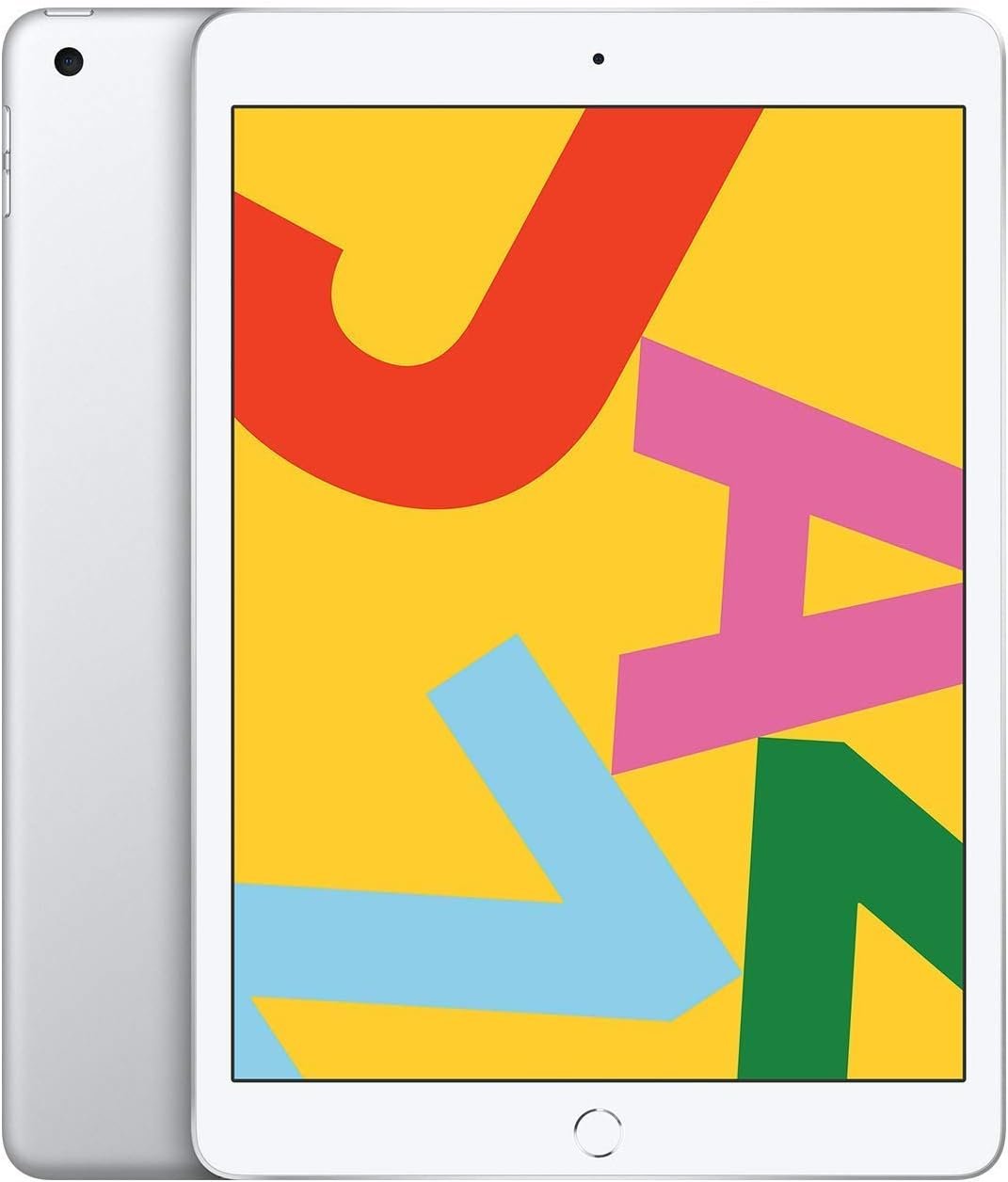 Apple iPad (7th Generation, 10.2-inch, 2019), 32GB, Wi-Fi, Silver (Renewed Premium)