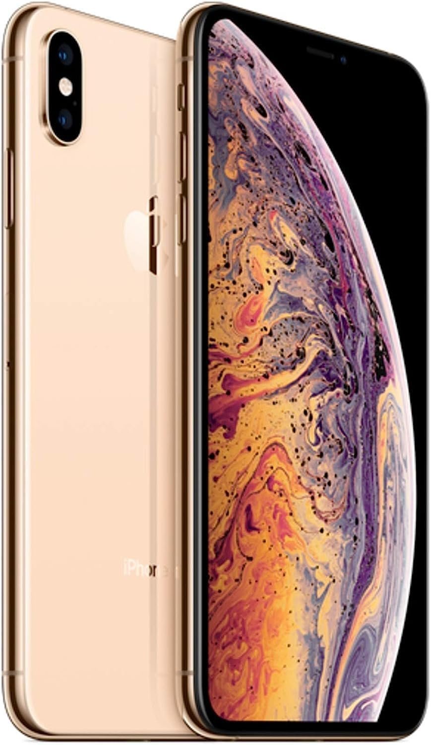 Apple iPhone XS Max, 64GB, Gold – Fully Unlocked (Renewed)
