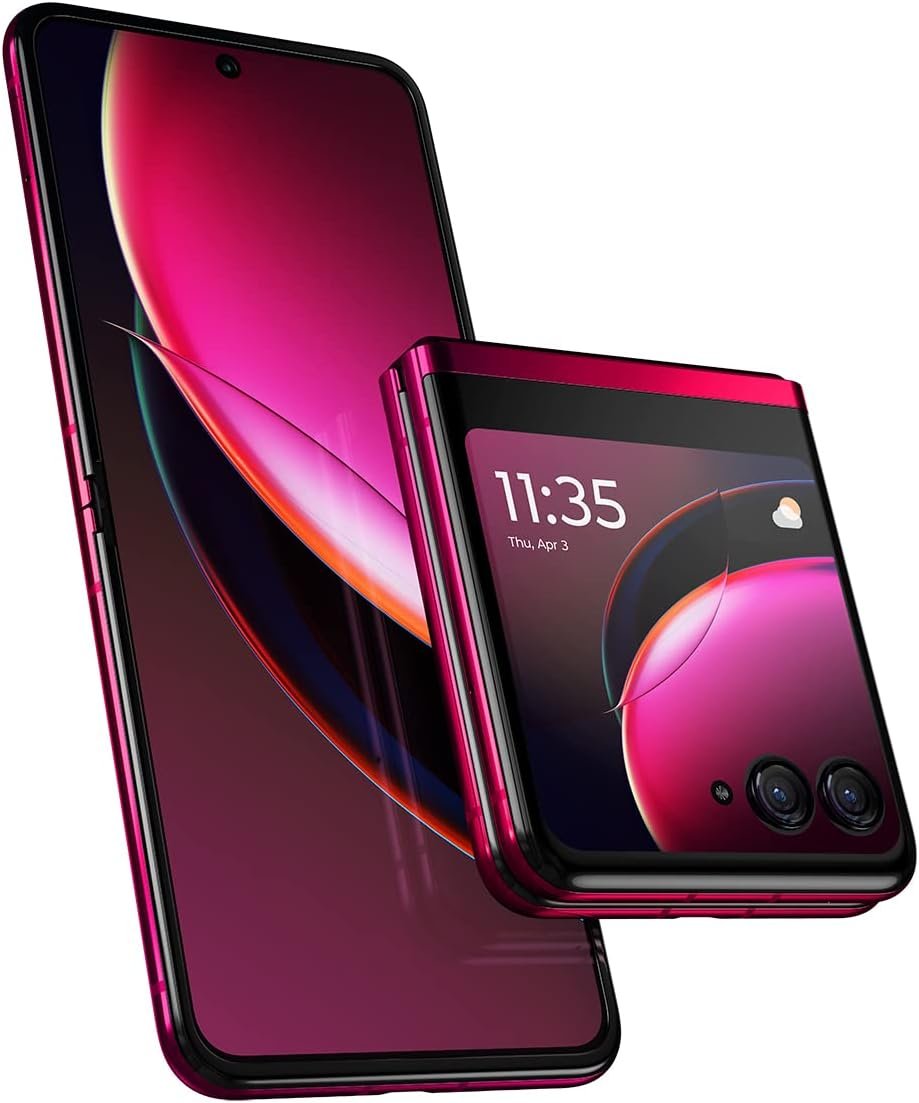 Motorola razr+ | 2023 | Unlocked | Made for US 8/256 | 32 MPCamera |Magenta