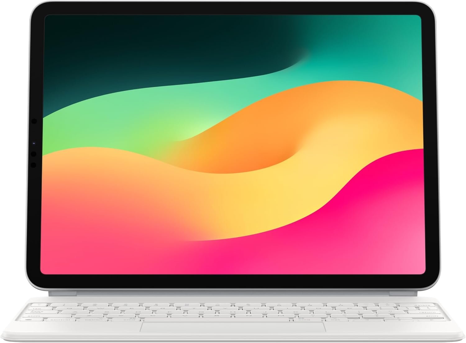 Apple Magic Keyboard: iPad Keyboard case for iPad Pro 11-inch (1st, 2nd, 3rd, 4th gen) and iPad Air (4th, 5th gen, and M2), Great Typing Experience, Built-in trackpad, US English – White