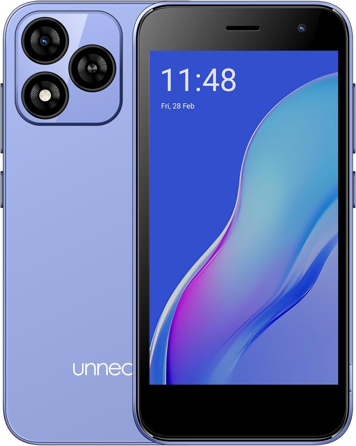 Bolt One | Unlocked Android Phone | 2025 | US Warranty | 32GB | Blue | Dual SIM, Smartphone, Android 14 (Go), 2000mAh, 5.0″ Display, 1.3GHz Quad Core, 4GB RAM, 5MP Camera, with Case