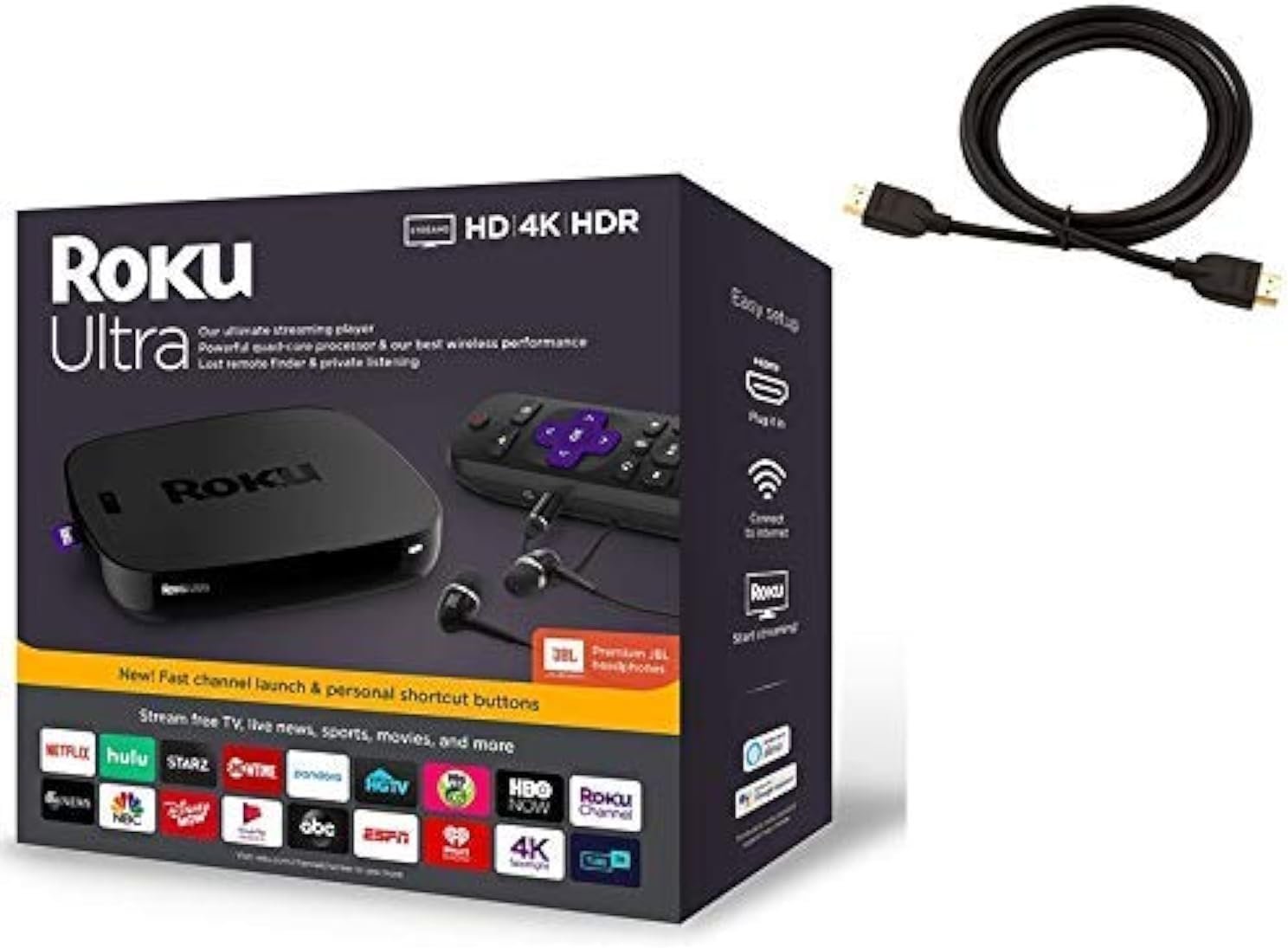 Roku Ultra Streaming Media Player 4K/HD/HDR