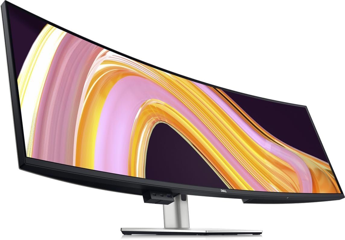 Dell UltraSharp U4924DW 49″ Dual Quad HD (DQHD) Curved Screen Edge WLED LCD Monitor – 32:9,Black | 9 Ips Black, 60hz, USB-C Hub with 90W Pd, 2x HDMI, Dp1.4, 2.5gbe, Integrated Speakers
