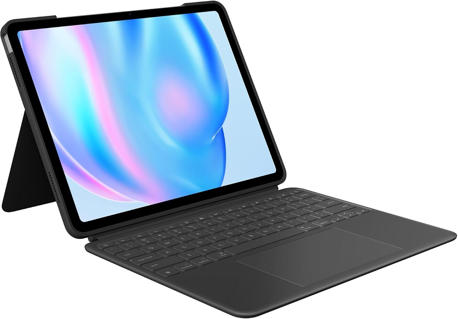 Logitech Combo Touch iPad Air 13 inch M2 M3 & M4 – Midnight Black | Detachable keyboard, kickstand, comfortable typing, multi-use mode, compatible with 2024, 2025 and 2026 iPad Air