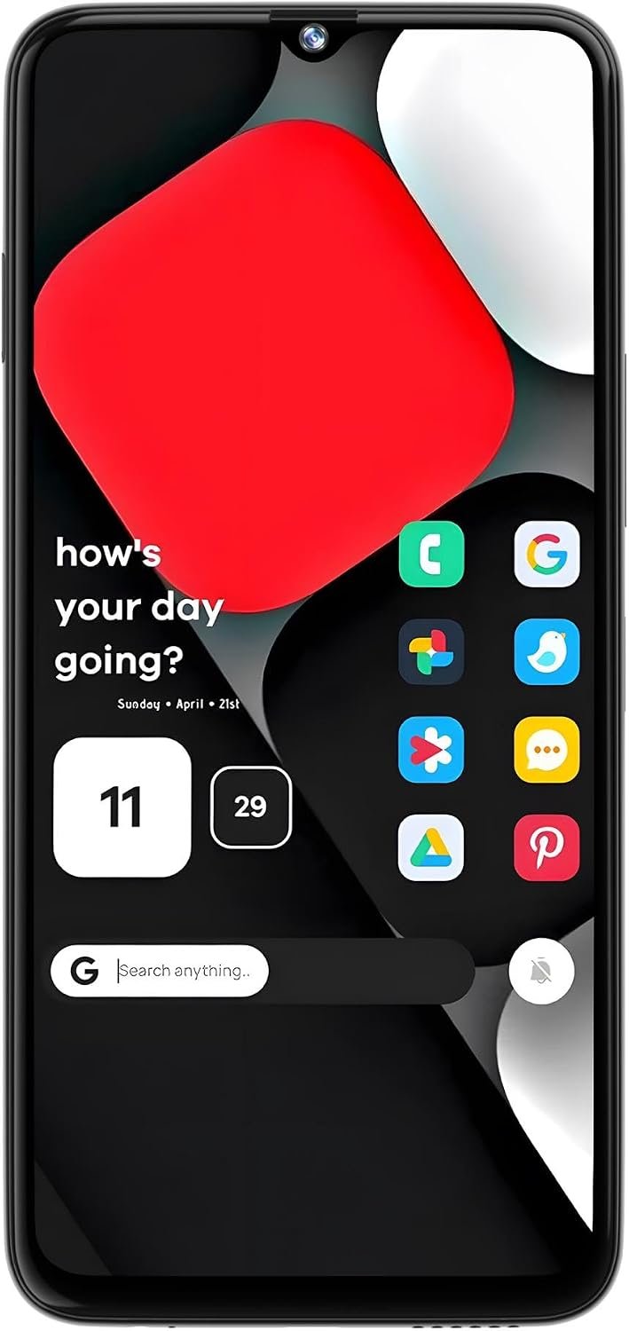POZZI Turbo 6.79” HD+ Display | 128GB + 6GB RAM | 4G LTE Unlocked Smartphone | Android 14 | Octa Core Processor | 50MP Camera | 5,000 mAh Battery | Dual Nano SIM | Black | Compatible with T-Mobile
