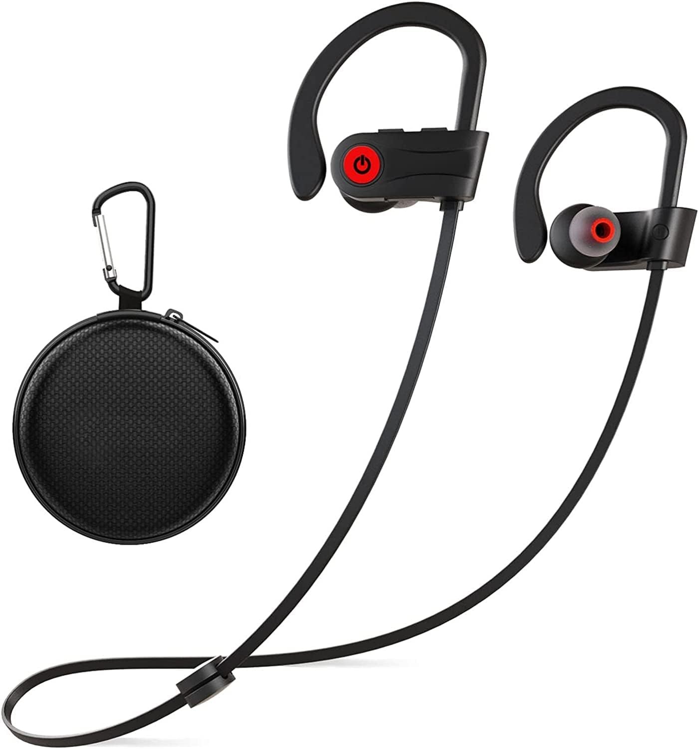 Otium Bluetooth Earbuds Wireless Headphones Bluetooth Headphones, Sports Earbuds, IPX7 Waterproof Stereo Earphones for Gym Running 15 Hours Playtime Sound Isolation Headsets,Black.
