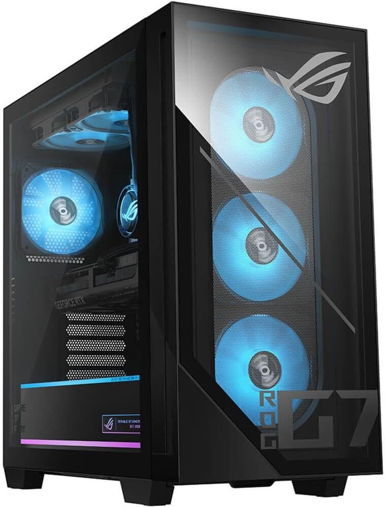 ASUS ROG G700 (2026) Gaming Desktop PC, Intel® Core™ Ultra 7 265KF Processor, NVIDIA® GeForce RTX™ 5070Ti, 1TB M.2 NVMe™ PCIe® 4 SSD, 32GB DDR5 RAM, Windows 11 Home, G700TF-PB776Ti