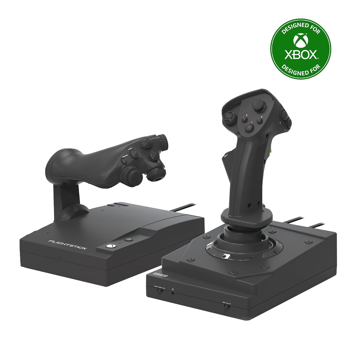 HORI HOTAS Flight Stick Designed for Xbox Series X|S, Xbox One and PC – Officially Licensed By Microsoft