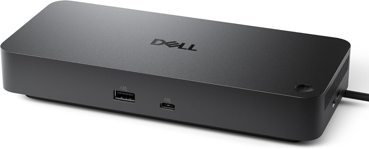 Dell Pro Laptop Docking Station WD25, USB-C, 100W, DisplayPort, HDMI | Universal Dock, Ethernet, USB-A Ports, USB-C Ports, Power Delivery Charging, Quad Display, Plug and Play, Office Ready, WD25